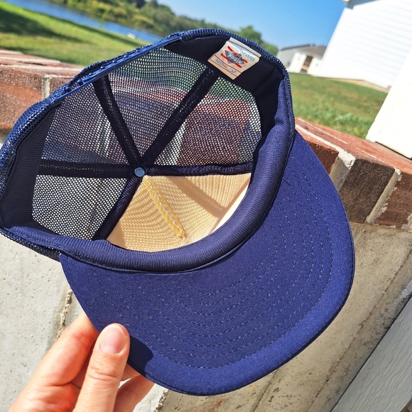 Vintage snap back DJ's Raceway 🏁 🏎 Wichita Kansas trucker hat - Picture 10 of 11